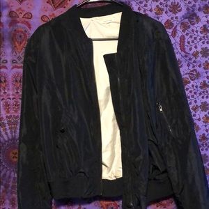 💚Black zip up jacket💚